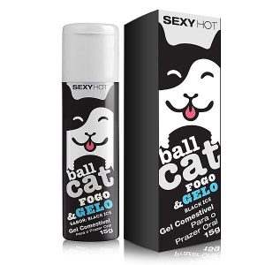 BALL CAT - Fogo e Gelo - Sabor Black Ice - Comestível
